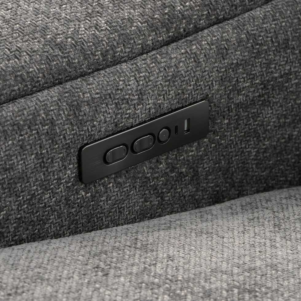 majestic gray sectional   