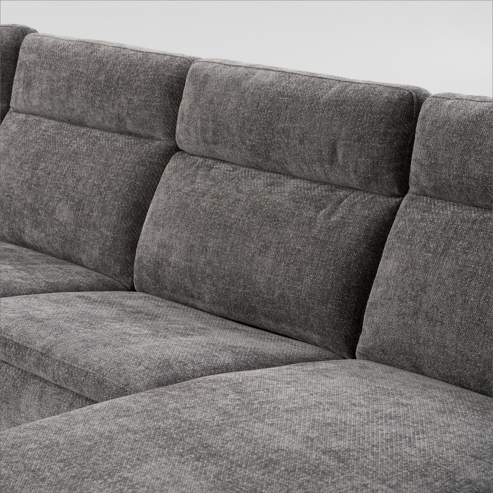 majestic gray sectional   
