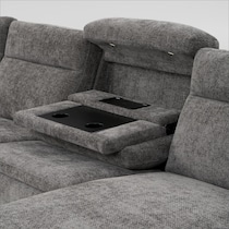 majestic gray sectional   