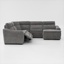 majestic gray sectional   