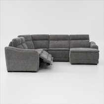 majestic gray sectional   