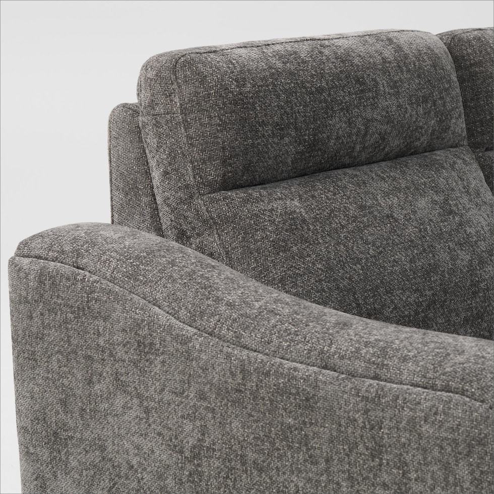 majestic gray sectional   