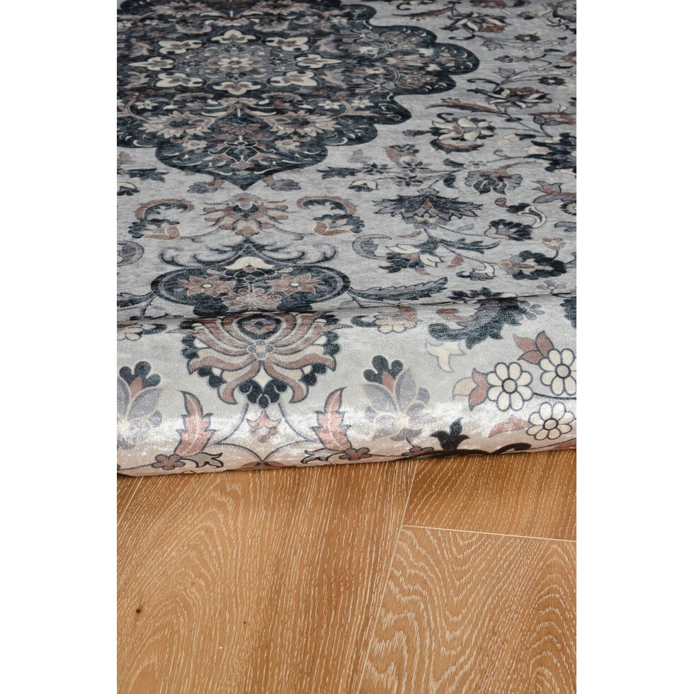 makalu gray area rug  x    