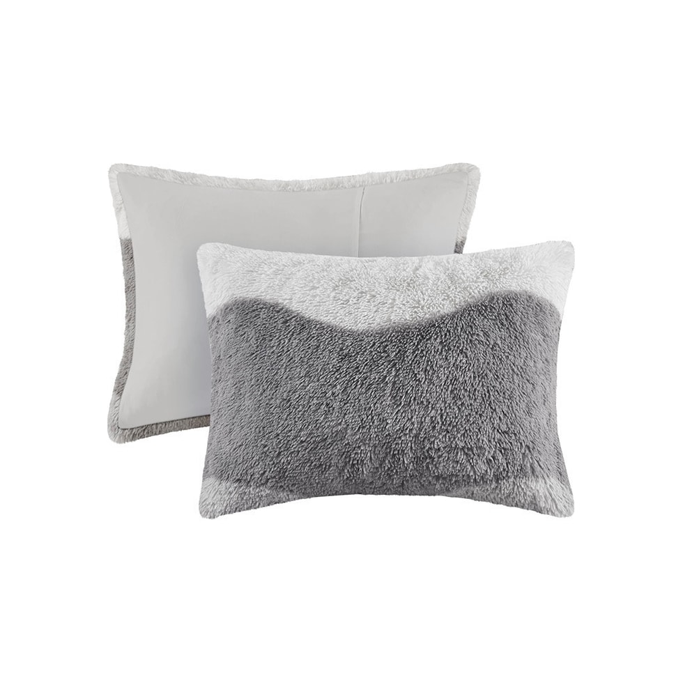 makenna gray full queen bedding set   