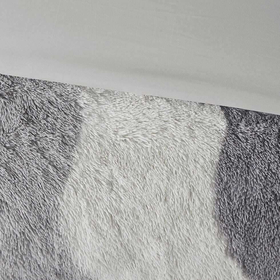 makenna gray full queen bedding set   
