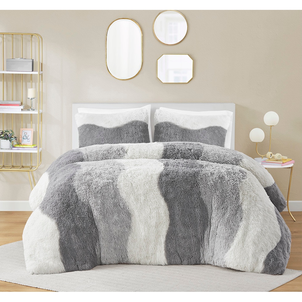 makenna gray twin twin xl bedding set   