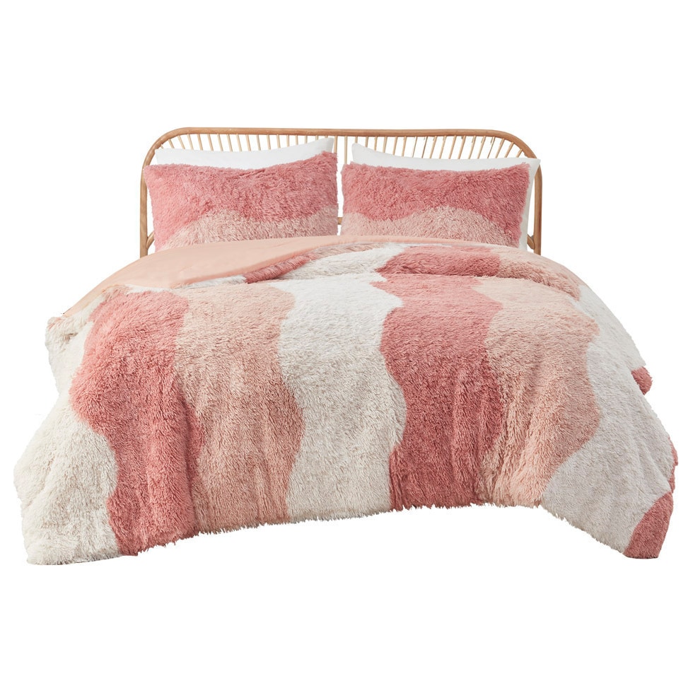 makenna pink king california king bedding set   