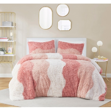 Makenna Faux Fur Comforter Set