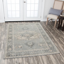 malachi gray area rug  x    
