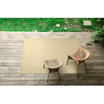 malaga gold outdoor area rug   
