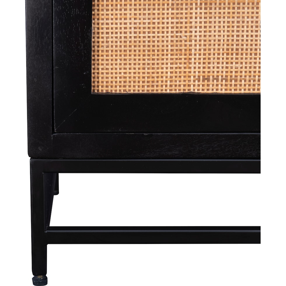 malcolm black nightstand   