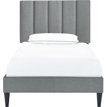malia gray full bed   