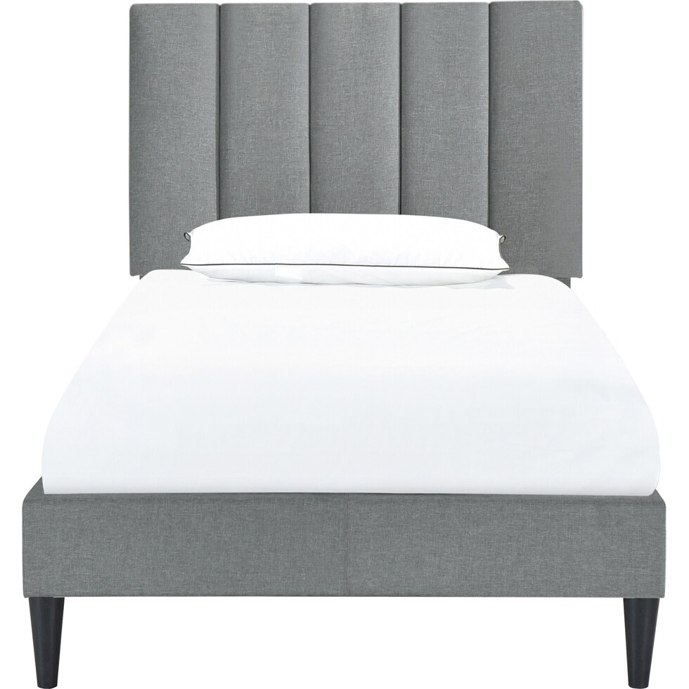 malia gray full bed   
