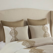 malia light brown queen bedding set   