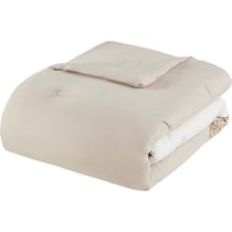 malia light brown queen bedding set   