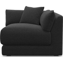 malibu black corner chair   