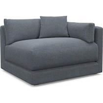 malibu blue right arm facing chair   