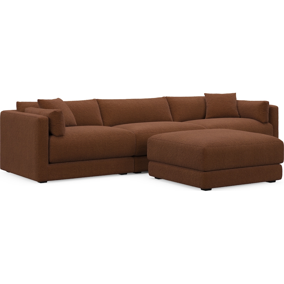 malibu dark brown  pc living room   