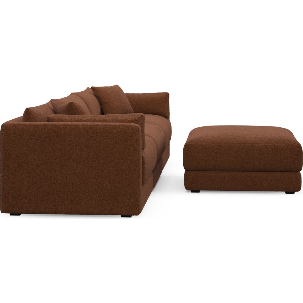 malibu dark brown  pc living room   