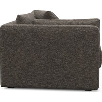 malibu dark brown left arm facing chair   