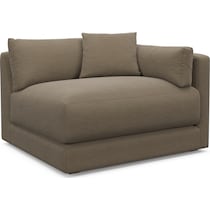 malibu dark brown right arm facing chair   