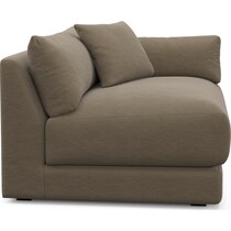 malibu dark brown right arm facing chair   