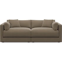 malibu dark brown sofa   