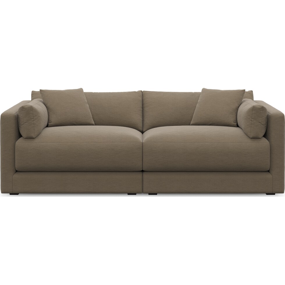 malibu dark brown sofa   