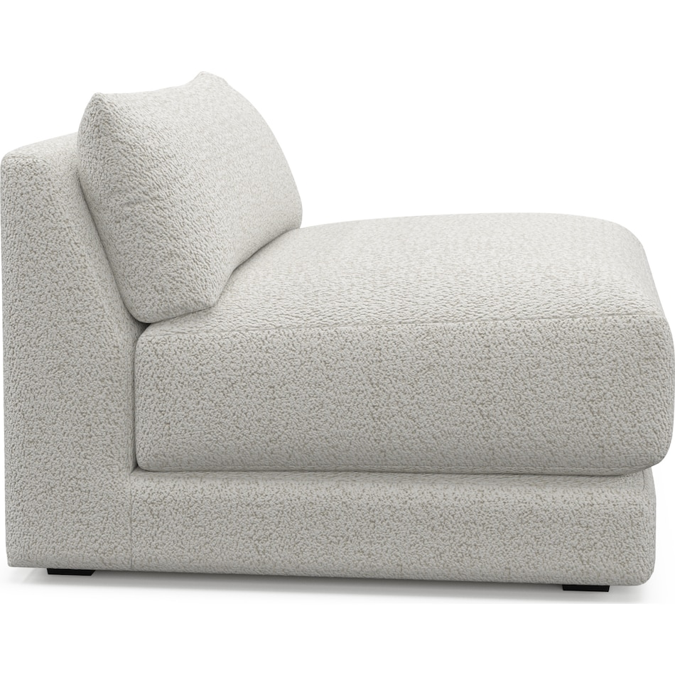 malibu gray armless chair   