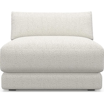 malibu gray armless chair   