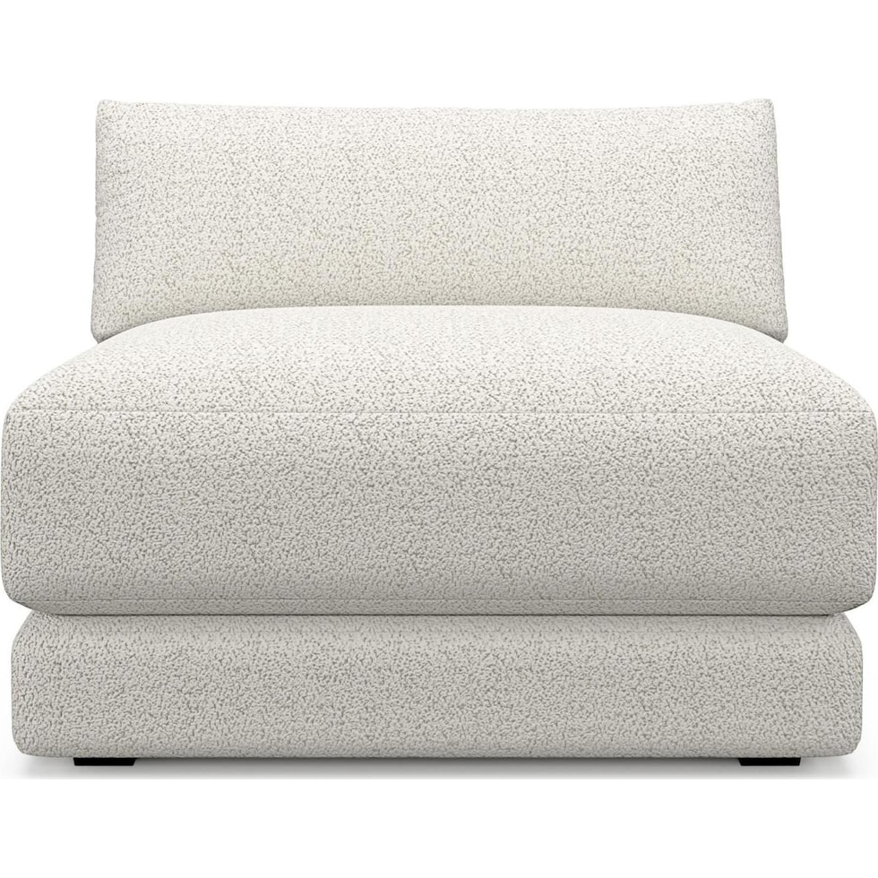 malibu gray armless chair   