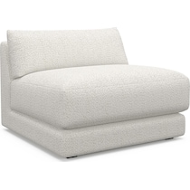 malibu gray armless chair   