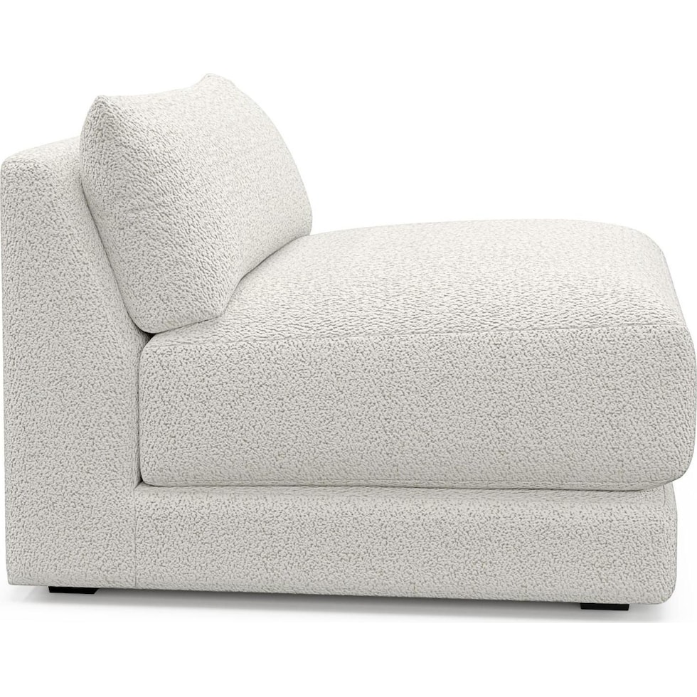 malibu gray armless chair   