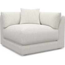 malibu gray corner chair   