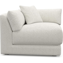 malibu gray corner chair   