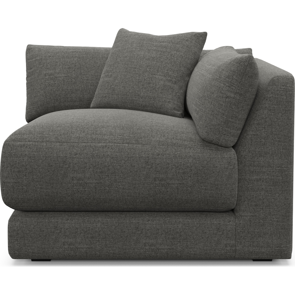 malibu gray corner chair   