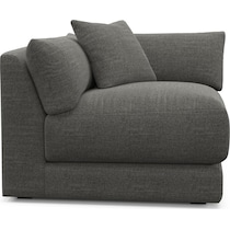 malibu gray corner chair   