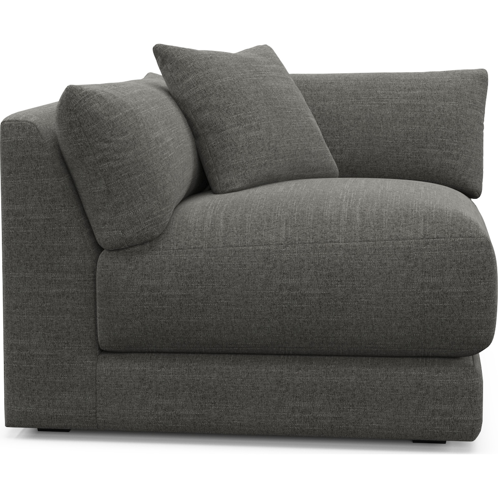malibu gray corner chair   