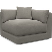 malibu gray corner chair   