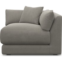 malibu gray corner chair   