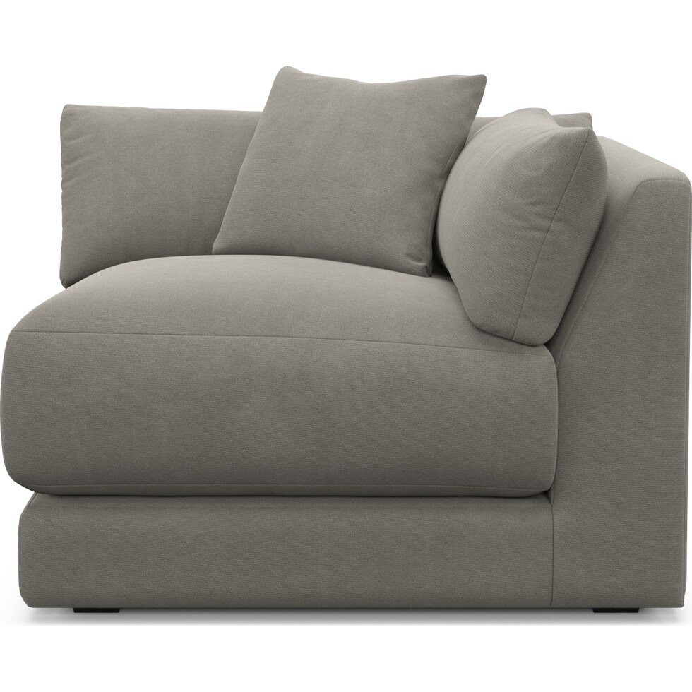 malibu gray corner chair   