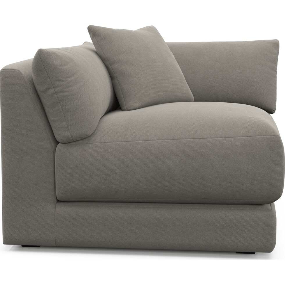 malibu gray corner chair   