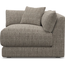 malibu gray corner chair   