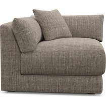 malibu gray corner chair   