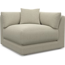 malibu gray corner chair   