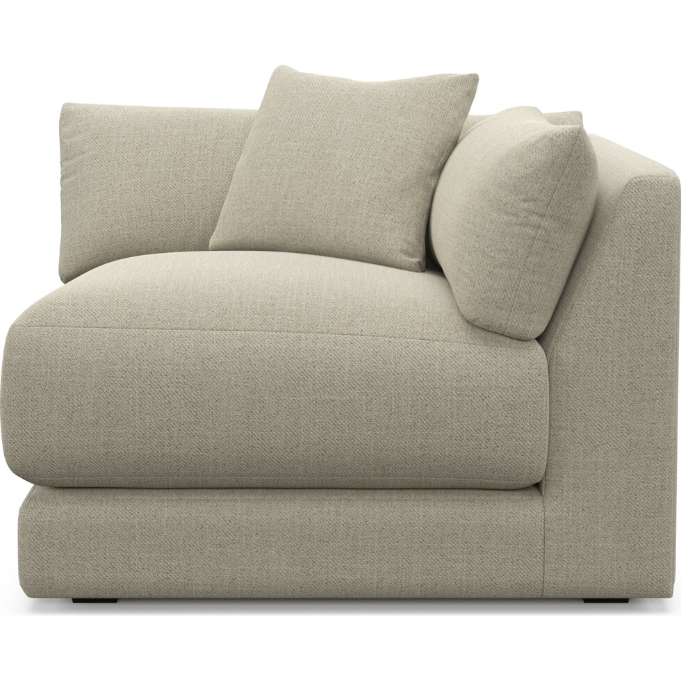 malibu gray corner chair   