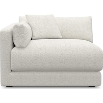malibu gray left arm facing chair   