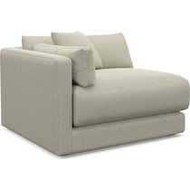 malibu gray left arm facing chair   