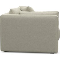 malibu gray left arm facing chair   