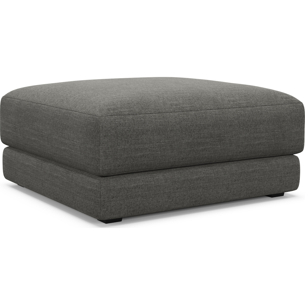 malibu gray ottoman   